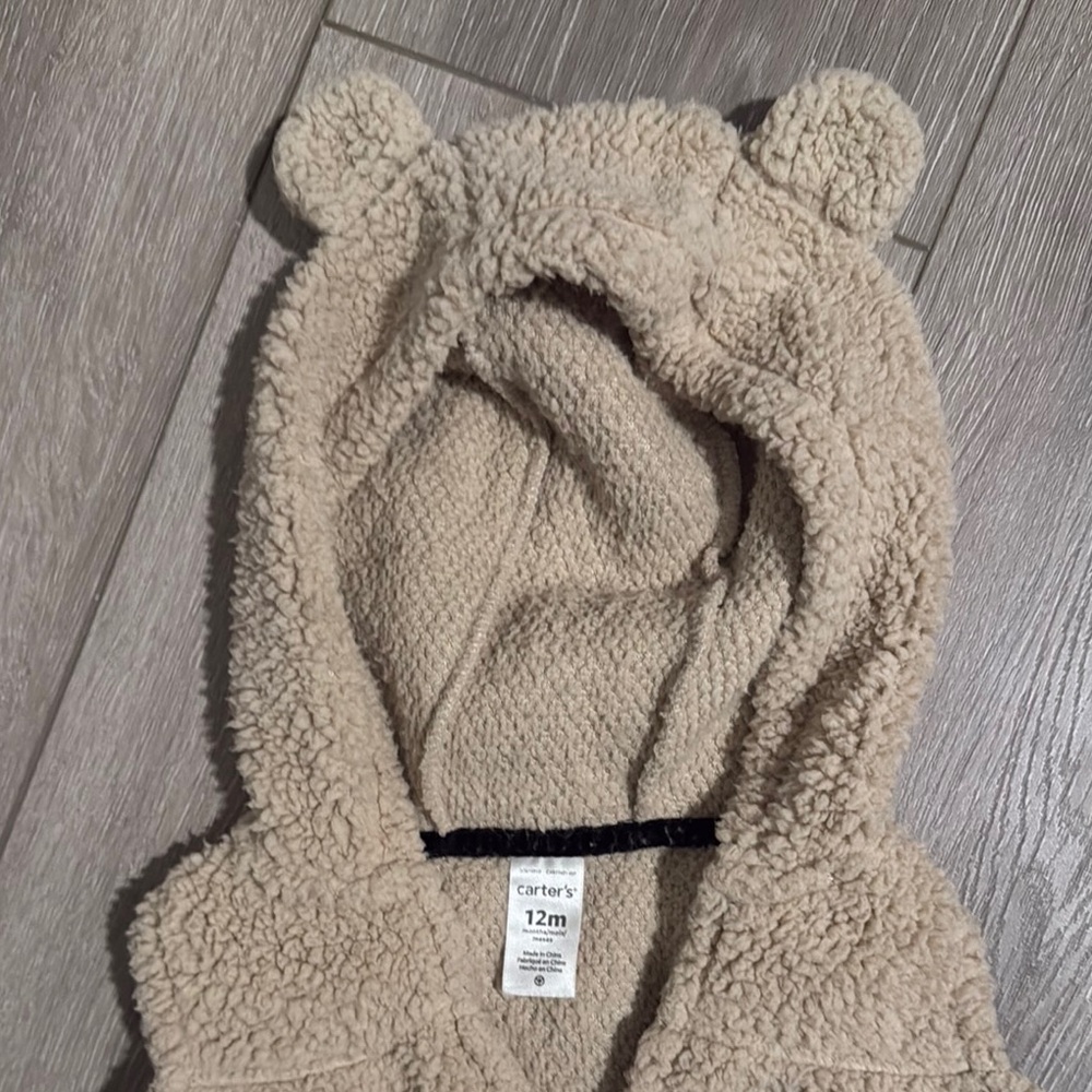 Cozy Bear Hooded Vest - Picture 3 of 6